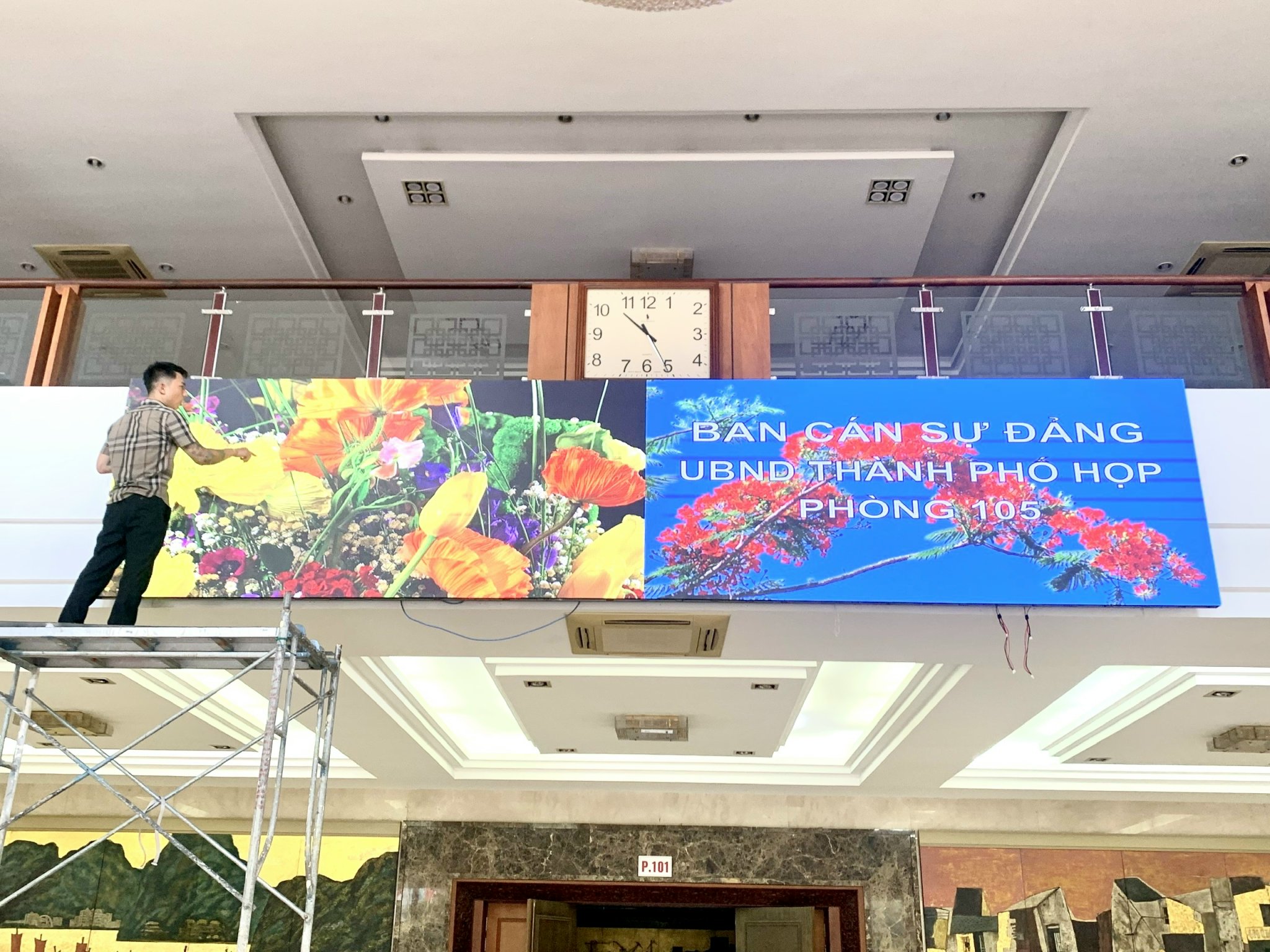 Thi công màn LED hội trường Thi công màn LED hội trường